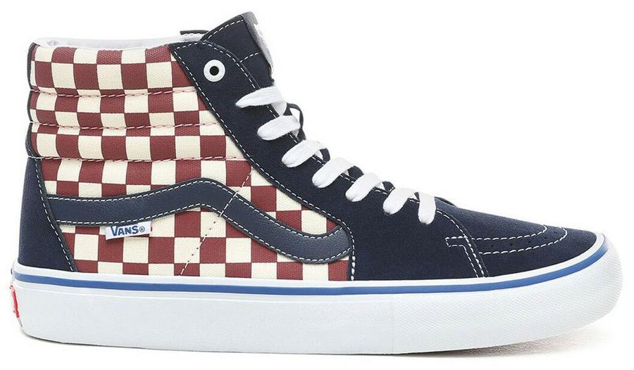 vans sk8 hi pro checkerboard