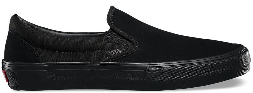 vans slip on pro blackout