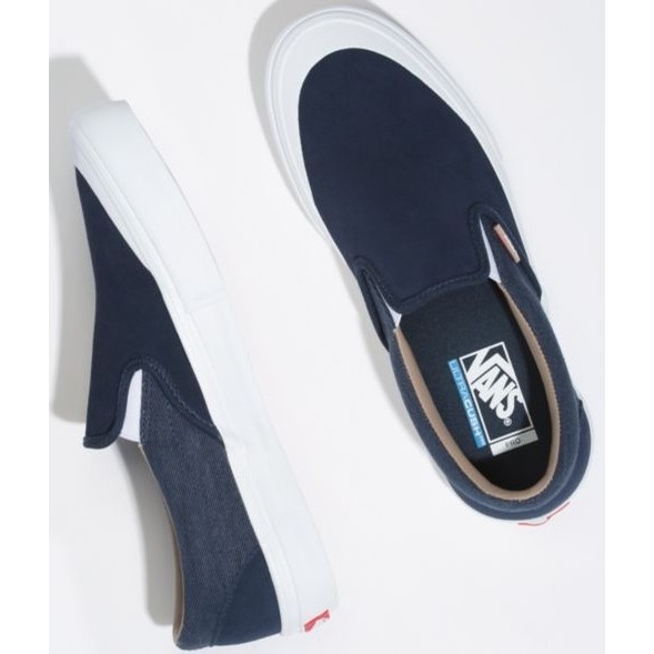 vans slip on dress blues